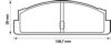BENDIX 571226B Brake Pad Set, disc brake